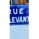 Plaque émaillée " Rue du Levant "