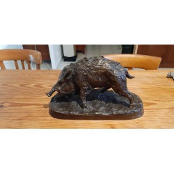 Bronze Sanglier par Mène