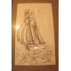 2 Dessins aux crayons Marine Dorothy Mitchell 1937