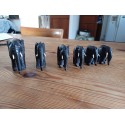 6 éléphants ébéne