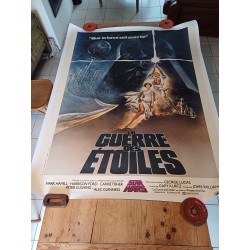 Affiche de Cinema Star Wars 1977 1 ère Sortie 120 par 160