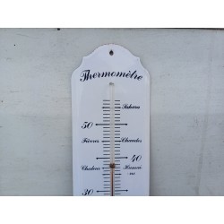Thermomètre en Tole émaillée