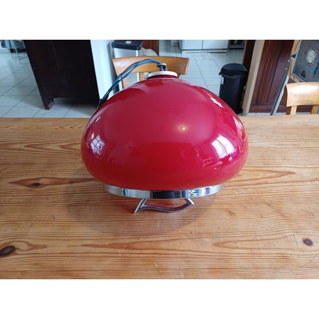 Suspension Vintage Opaline Rouge " VIRO "