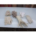 6 Paires de Gants ancien