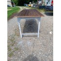 Table Insutrielle en Aluminium et Bois