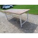 Table Insutrielle en Aluminium et Bois