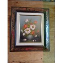 Tableau Huile sur Toile Reproduction " Fleurs "