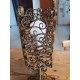 Lampe Fer Forgé Métal Doré