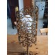 Lampe Fer Forgé Métal Doré