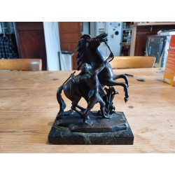 Bronze Guillaume Coustou 18 éme " Cheval de Marly " 1677- 1746