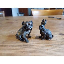 2 Bronzes de Vienne 19 éme
