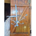 Porte Manteaux Mural Métal Chromé Tourniquet