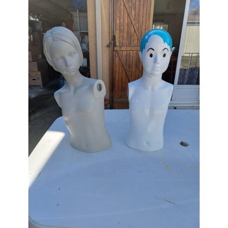 2 Mannequins résine