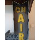 Enseigne Métal On Air Rock Music