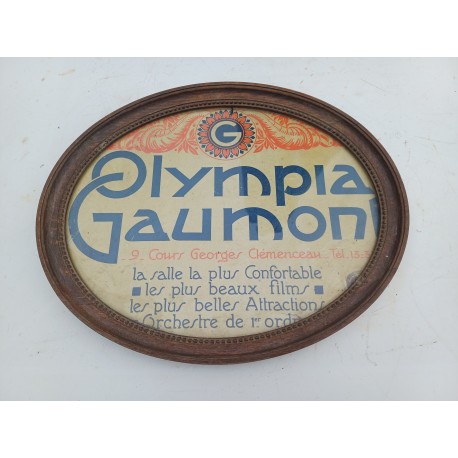 Publicité du Cinéma GAUMONT