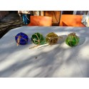déco Marine 4 Boules de Couleurs en Verre