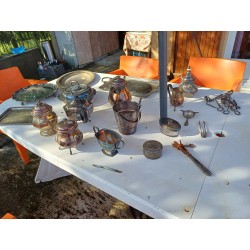 1 Lot de 10 Kg de Métal Argenté Ancien