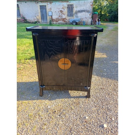 Meuble Asiatique Bois Noirci
