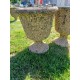 Paire de Vases de Style Médicis en Pierre reconstituées