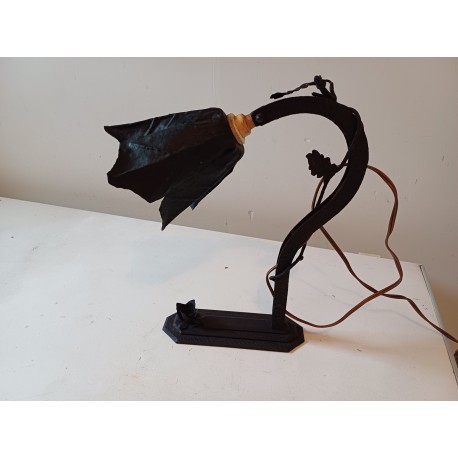 Lampe Art déco Fer Forgé Noir