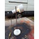 Lampe des Années 60 Métal Blanc