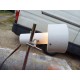 Lampe des Années 60 Métal Blanc