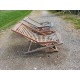 Paire de Transat de Marine , Bois Exotique " Scan Com "