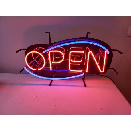 Enseigne Néon Vintage USA " Open "