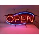 Enseigne Néon Vintage USA " Open "