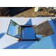 Miroir Triptyque 1876 : L.B
