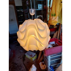 Suspension Vintage Plastic Blanc