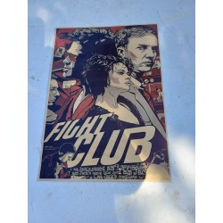 Affiche " Figth Club " de Joshua Budich