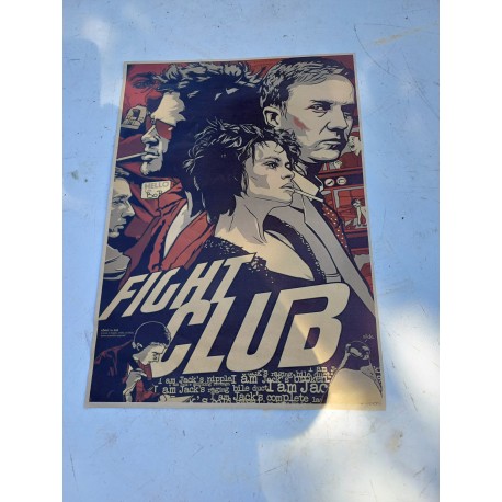 Affiche " Figth Club " de Joshua Budich