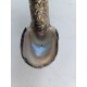 Bénitier Nacre et Métal Argenté