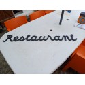 Enseigne Métal " Restaurant "