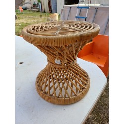 Tabouret Rotin Vintage " 1915 "