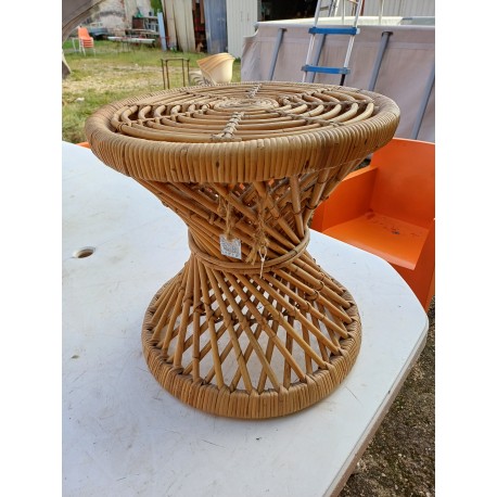 Tabouret Rotin Vintage " 1915 "