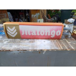 Enseigne Lumineuse Double Façe " Malongo "