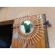 Miroir Soleil Rotin