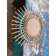 Miroir Soleil Rotin