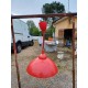 Suspension Vintage Métal Rouge