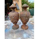 Paire de Pots a Feux en Fonte 1900 : Charleville - Mézières