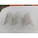 1 Lot de 5 Appliques Verre de Murano " Tuiles "