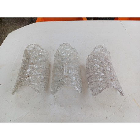 1 Lot de 5 Appliques Verre de Murano " Tuiles "