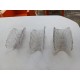 1 Lot de 5 Appliques Verre de Murano " Tuiles "