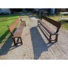 Paire de Bancs en Chéne Massif