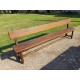 Paire de Bancs en Chéne Massif