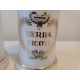 2 Pots a Pharmacie en Opaline Blanche