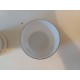 2 Pots a Pharmacie en Opaline Blanche