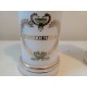 2 Pots a Pharmacie en Opaline Blanche
